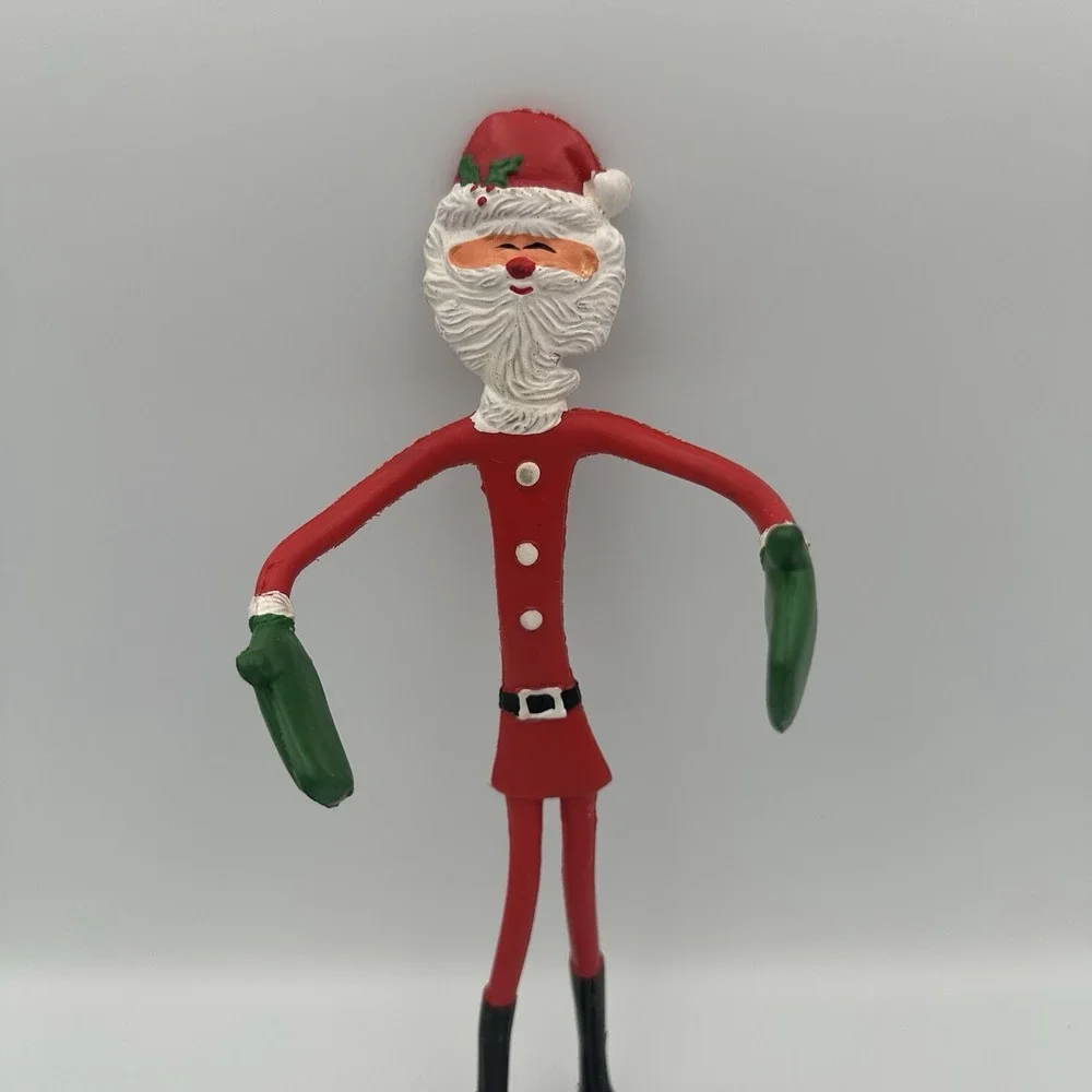 1978 Amscan Bendy Bendable Santa‎ Claus Christmas #44020 10